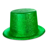 Green Glitter Top Hat